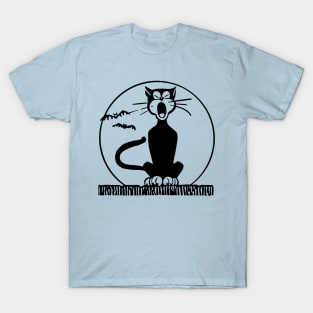 Cat And Bats T-Shirt